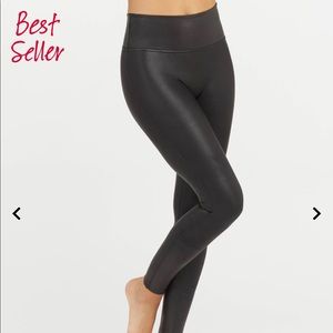 SPANX faux leather legging